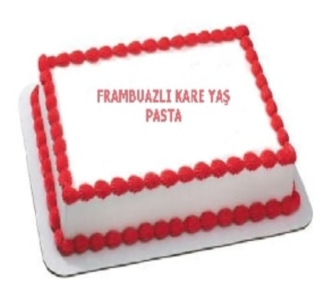 100 kisilik Frambuazli Yas Pasta Davetlerin Sik Tatli Sunumu