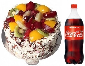 4 6 kisilik Karisik Meyveli Pasta Ozel Gun